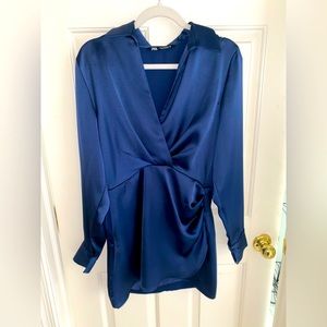 Zara Navy Blue Mini Dress